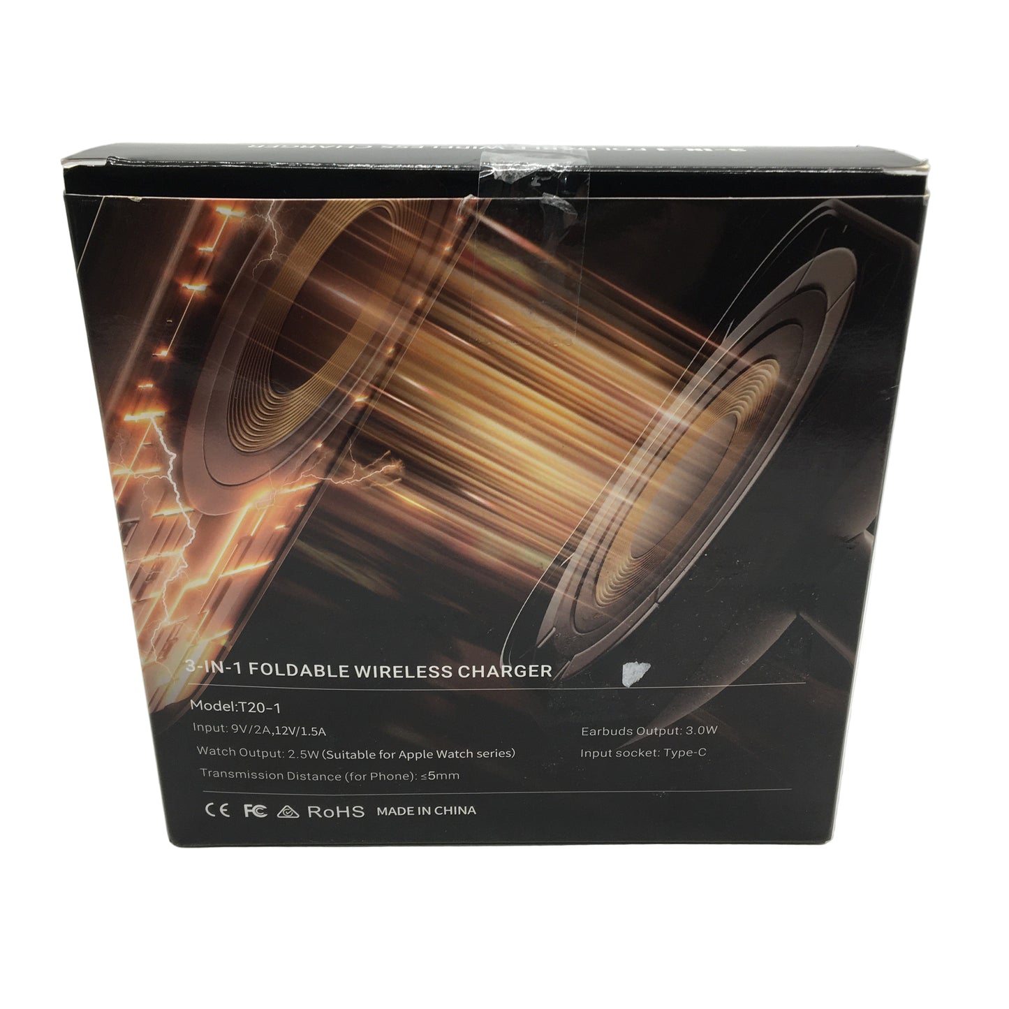 HEYMIX 3 In 1 Foldable Wireless Charging Station Charger iPhone Airpods iWatch