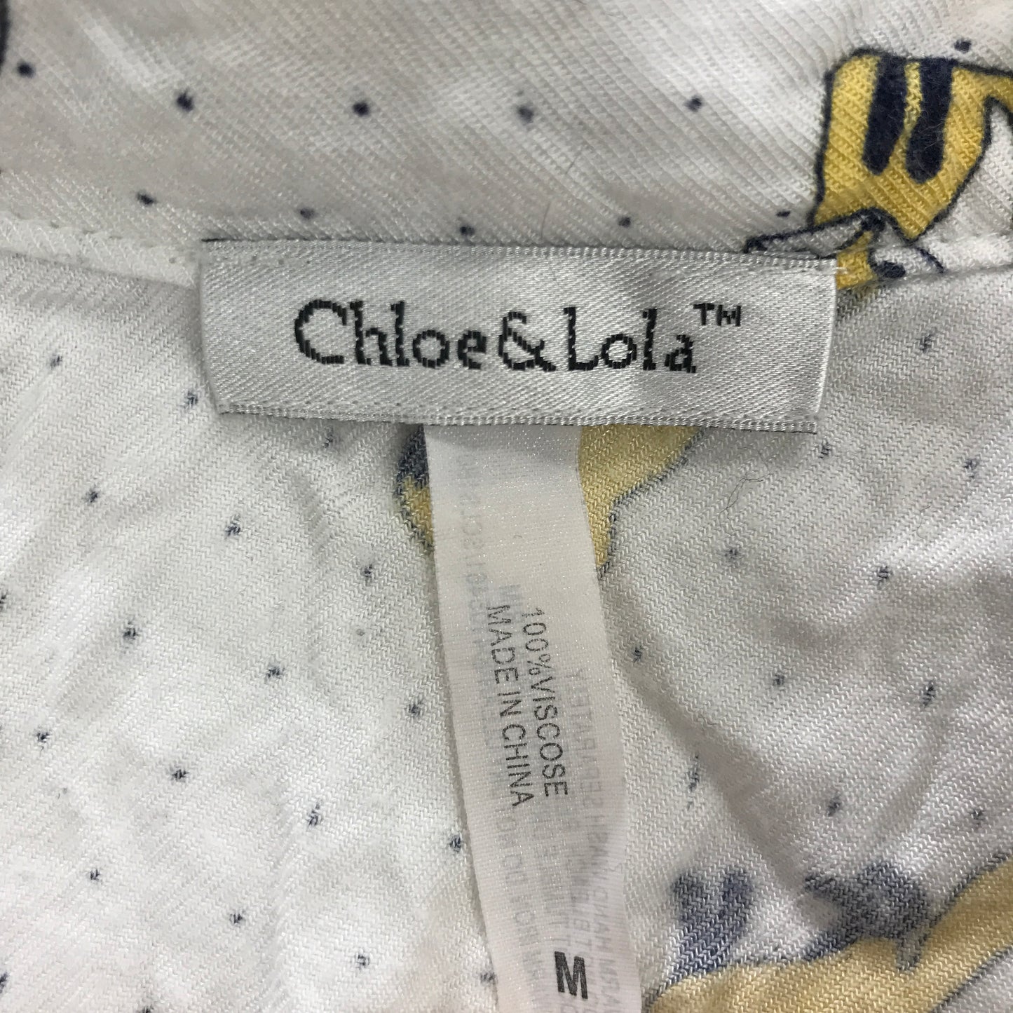 Chloe & Lola Fox Viscose Jersey Button Up Pyjama Top Ladies Size Medium