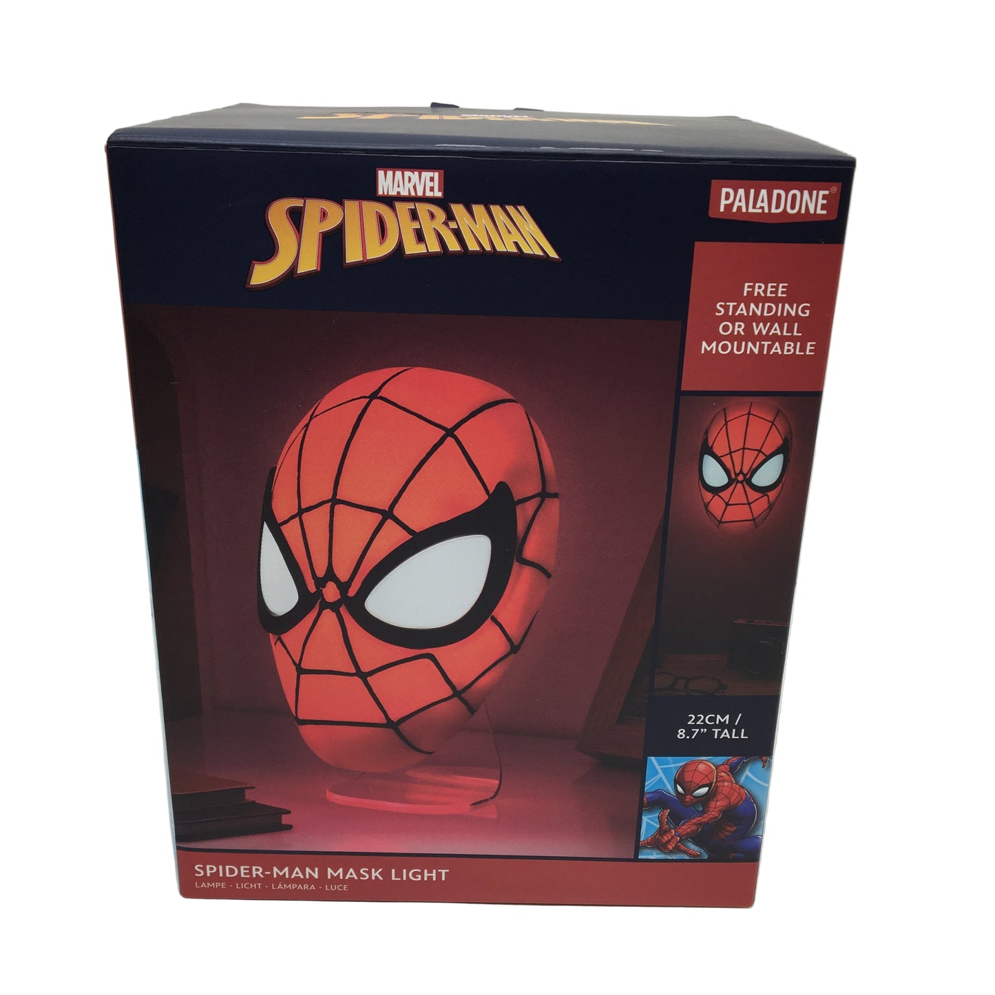 Paladone Disney Marvel Spider Man 3 Piece Wall and Table Lamp Light Bundle NEW