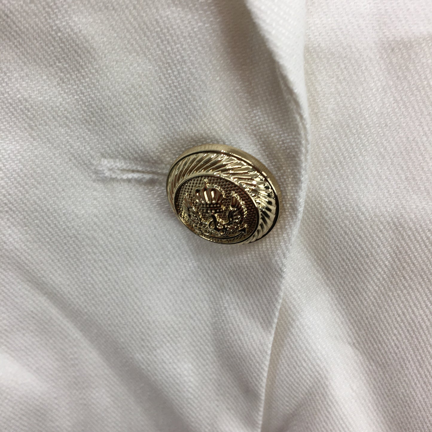 Preview White Lined Single Button Shoulder Pad Blazer Jacket Womens Size 10 NEW