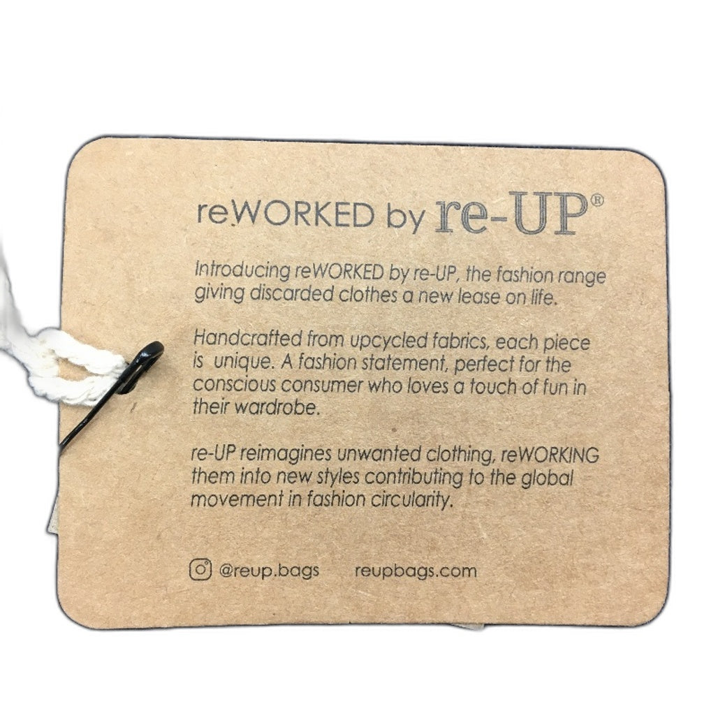 reWORKED re-UP Handcrafted Upcycled Fabrics Anml Print RaRa Mini Skirt Sz 10