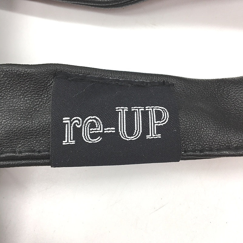 reWORKED by re-UP Handcrafted Upcycled Fabrics Roxy Leather Look Tote Handbag