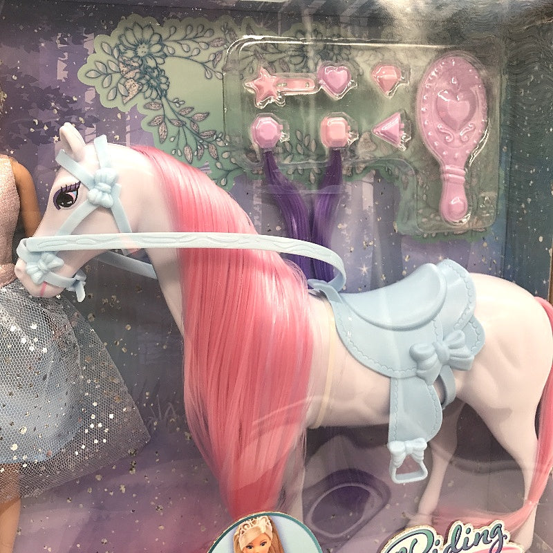 Steffi Love Riding Princess Moveable With Horse & Hair Styling Accessories NEW