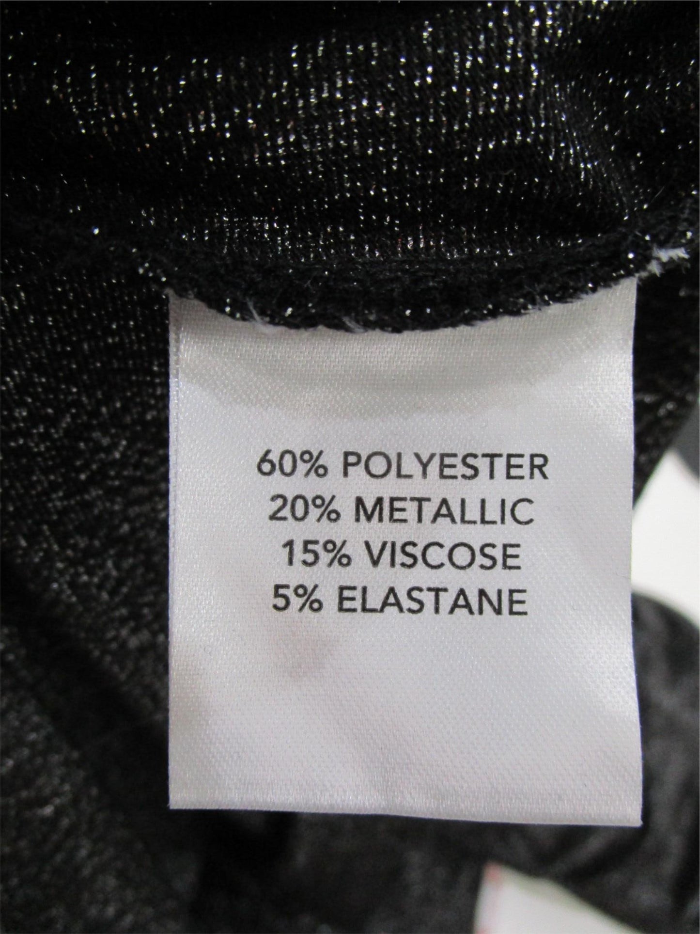 Millers L/S Tie Neck Stretchy Metallic Knit Top Charcoal Ladies Sz 18 NEW