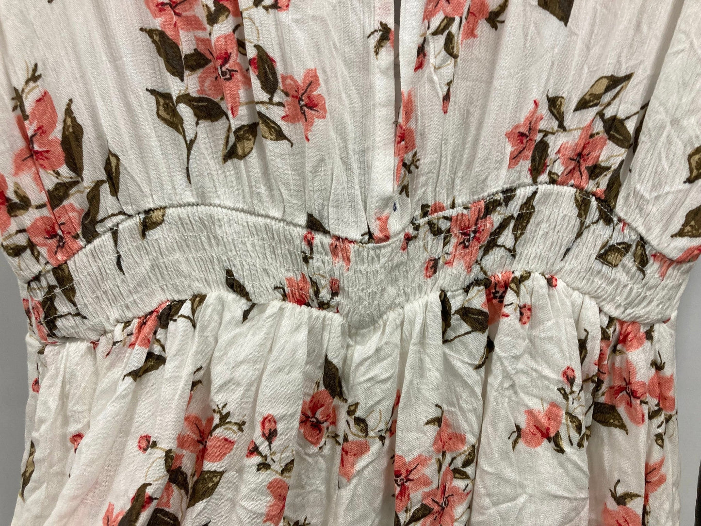 Jay Jays Floral Lined Playsuit (Shorts) White Floral Ladies Sz 12 NEW