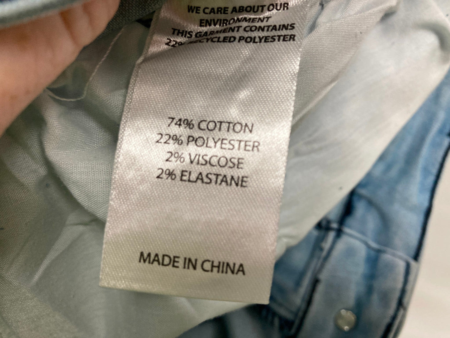 Jay Jays Slim Roll Up Cuff Zip Up Light Wash Shorts Blue Mens Sz 36 NEW