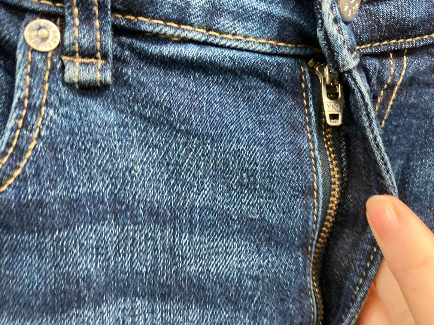 Just Jeans High Rise Full Length Denim Jeans Blue Ladies Sz 9F Rp$110 NEW