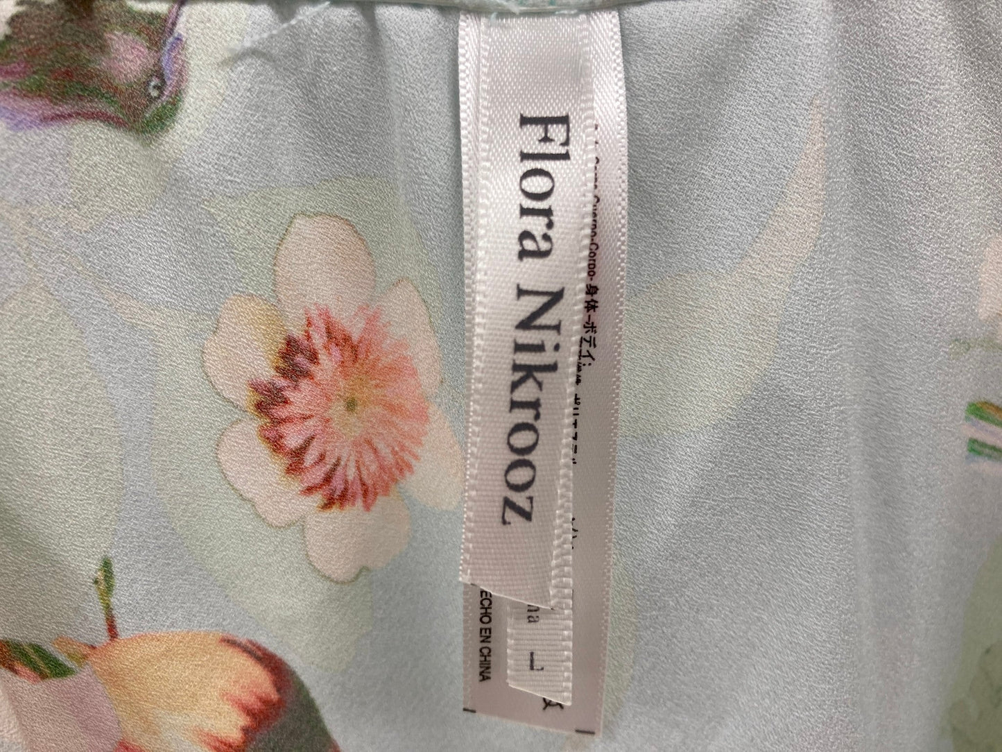 Flora Nikrooz Floral Slip Under Garment/Sleepwear Floral Ladies Sz L NEW
