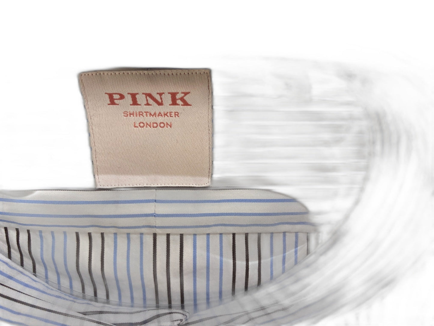 Thomas Pink Weekend 100% Cotton Shirt Blue & Black Lined Men Sz S NEW