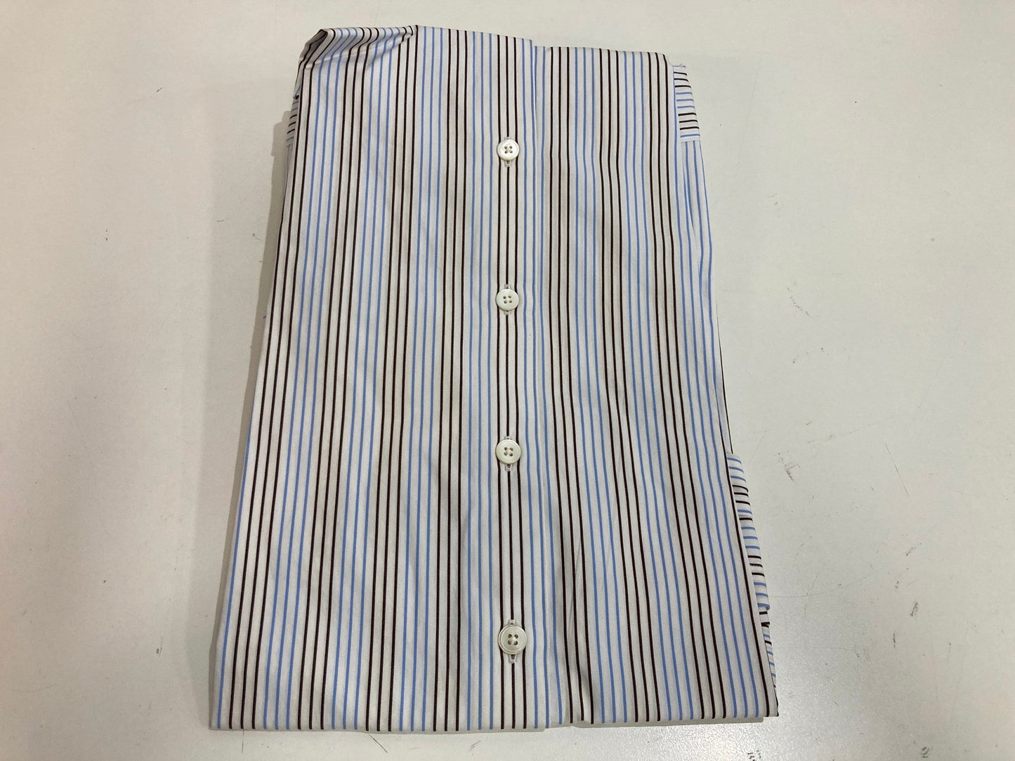 Thomas Pink Weekend 100% Cotton Shirt Blue & Black Lined Men Sz S NEW