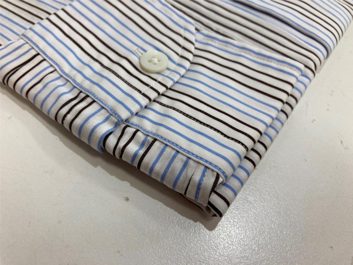 Thomas Pink Weekend 100% Cotton Shirt Blue & Black Lined Men Sz S NEW