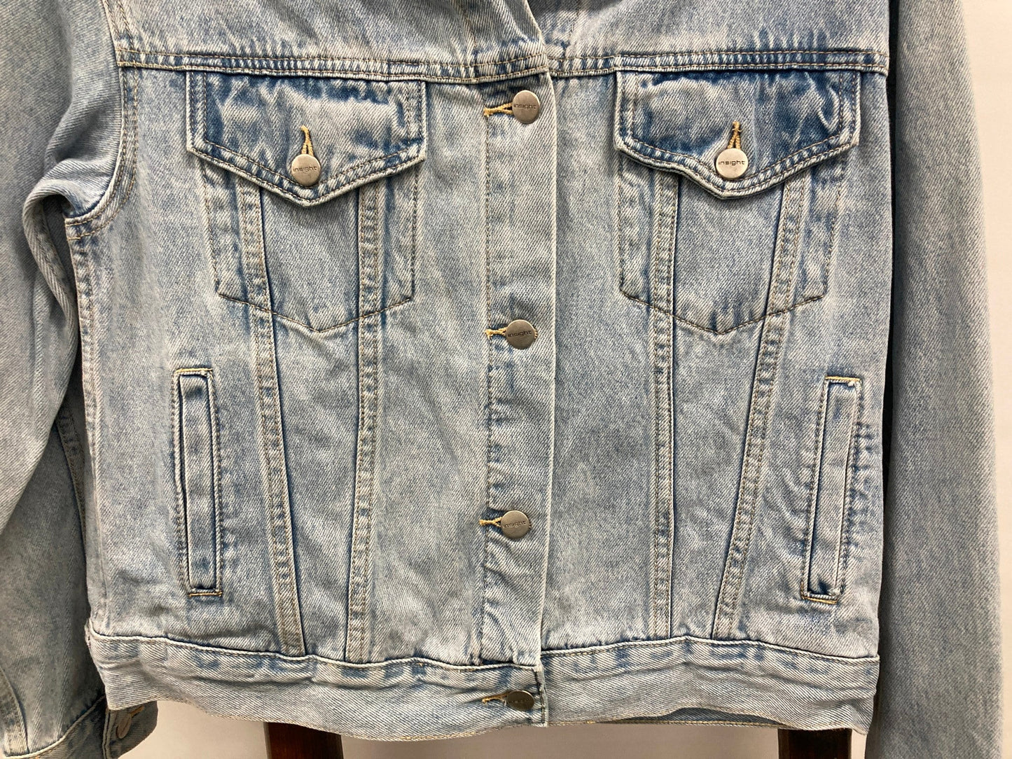 Insight Oversized Boyfriend Denim Jacket Ladies Sz Xs *Ex-Display