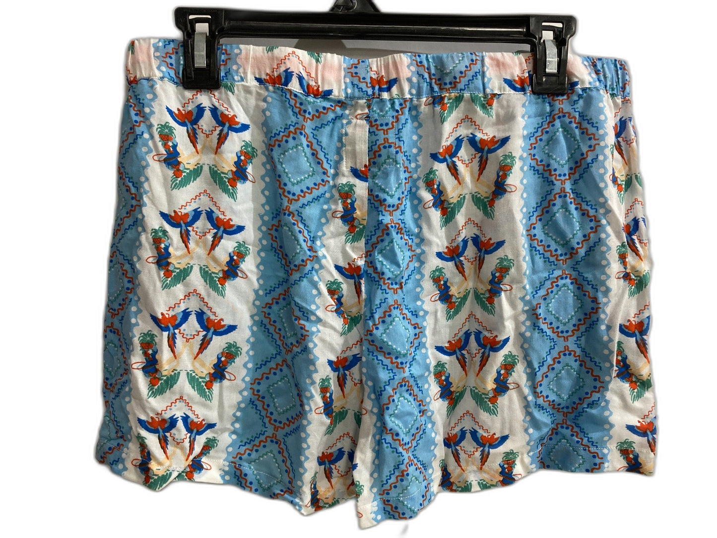 Jethro & Jackson Tropical Birds Sleep Shorts Blue Ladies Sz 8