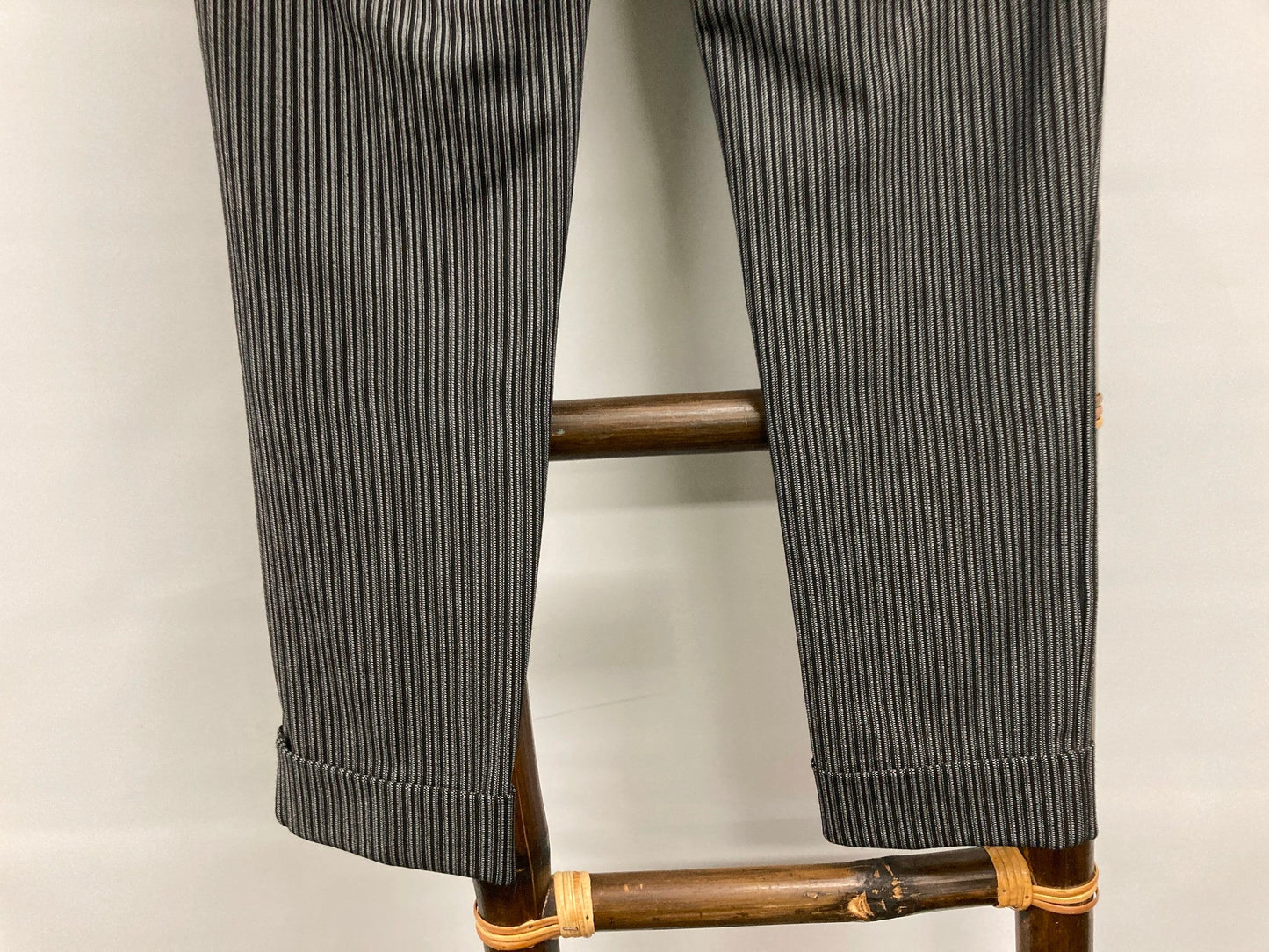 Marco Pollo White/Black Patterned Straight Leg Pants Ladies Sz 10 NEW