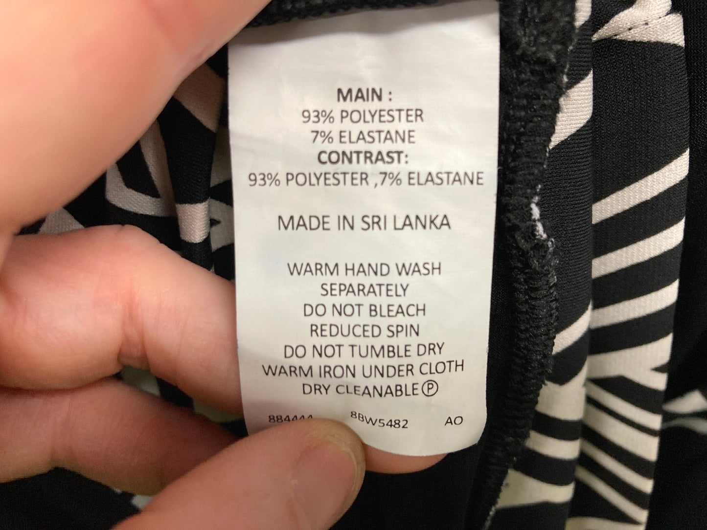 Basque Cross-Over Stretchy Relaxed Black Dress Ladies Sz 22 NEW