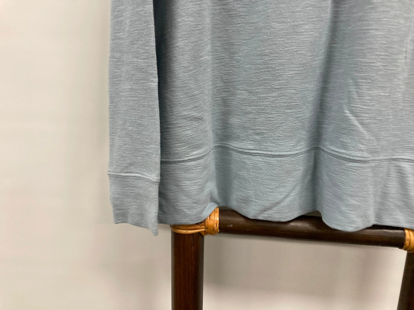 Chloe & Lola Loungewear L/Sleeve Top Cotton Blend Blue Ladies Sz S NEW