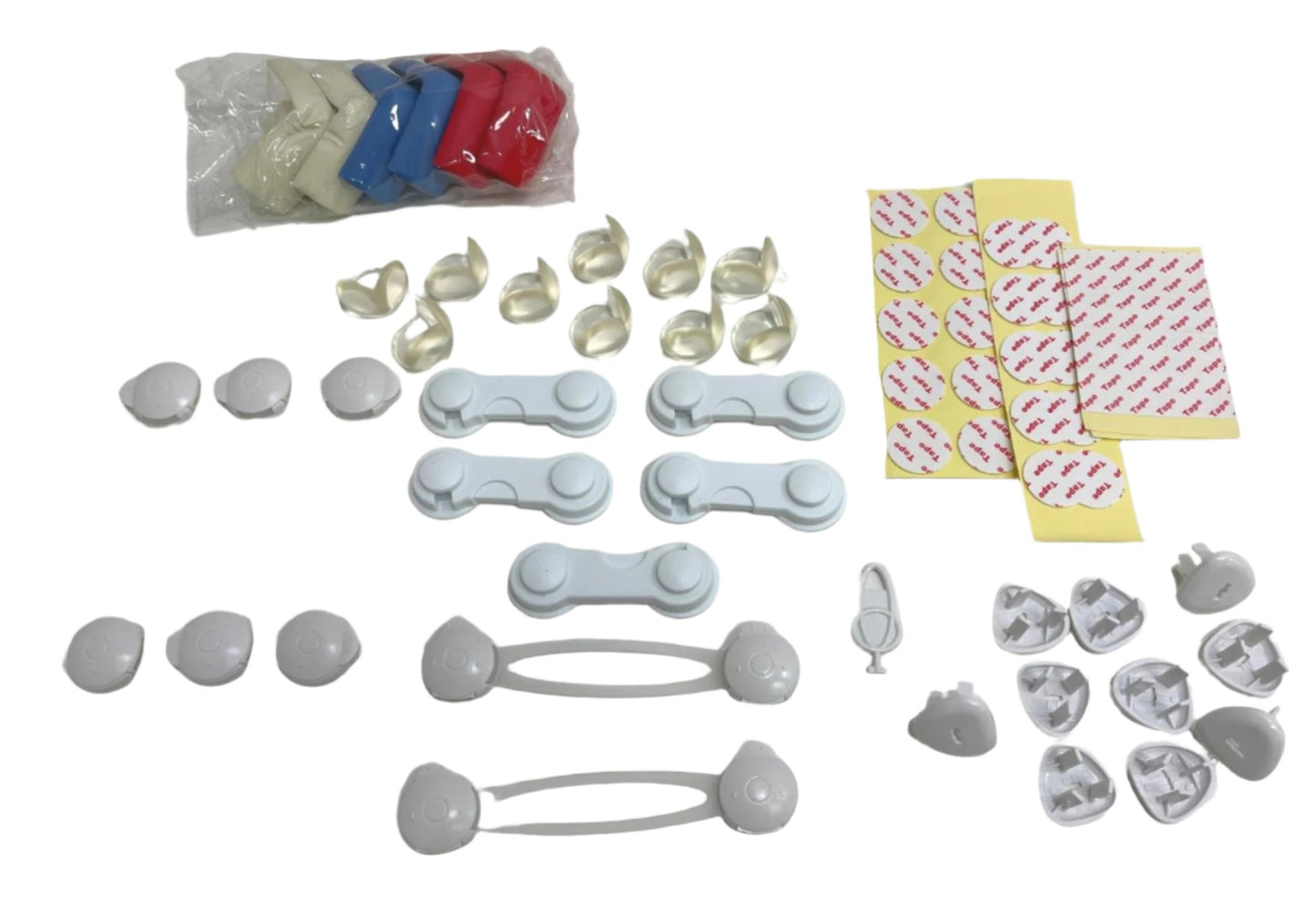 Baby Home Safety Essentials Kit 36 Piece Inc Adhesive Stickers NEW