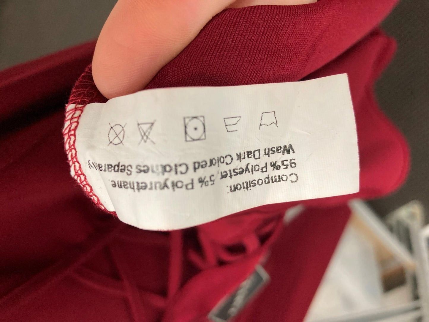 Zaful Forever Young, L/Sleeve Burgundy Body Suit Ladies Sz M NEW