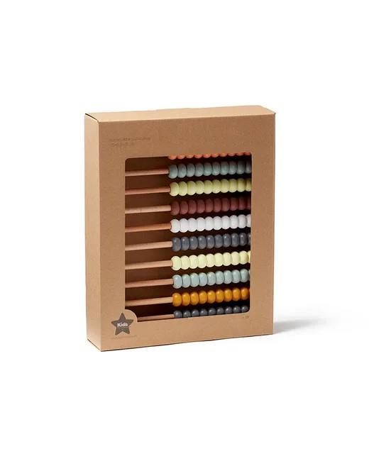 Kids Concept Wooden Toy Abacus 3+ Years Pastel Multicolour NEW