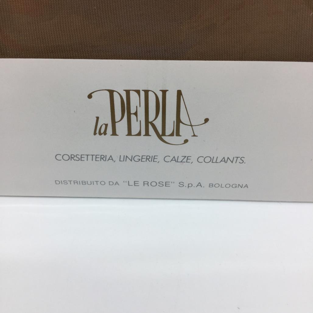 Vintage 3 Piece La Perla Italy Brown Tights NEW In Packaging Size I1 / Small