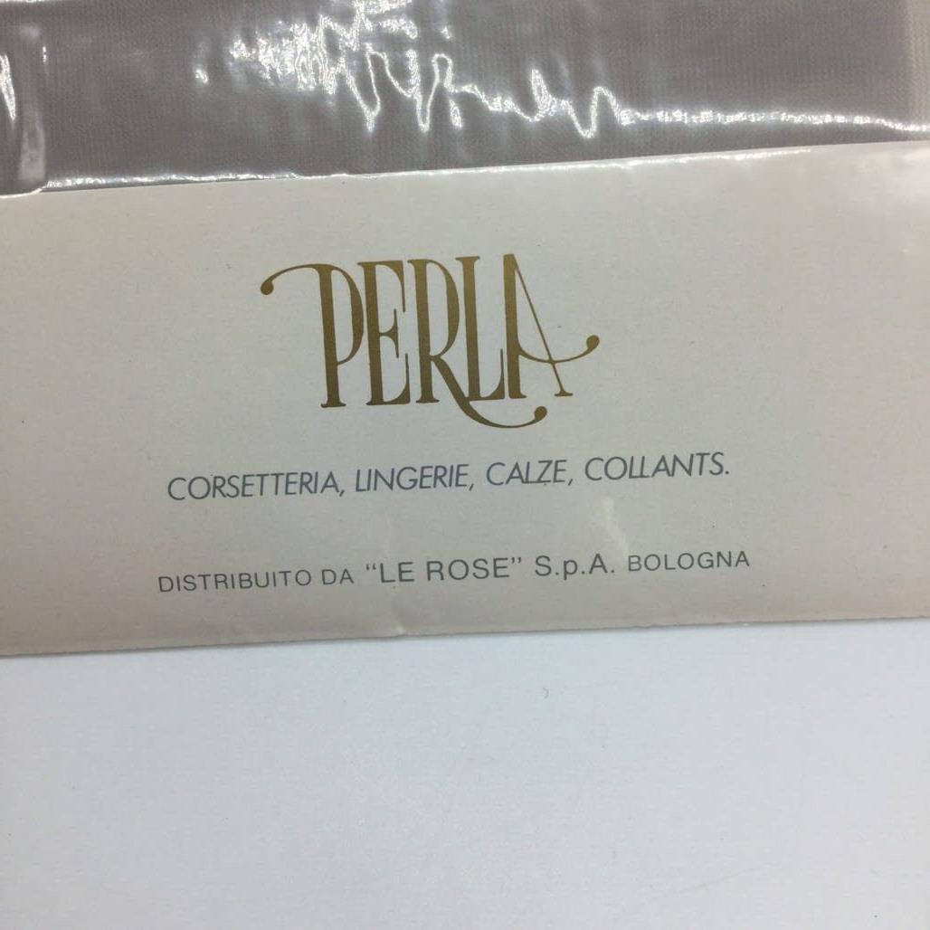 VINTAGE 5 Piece La Perla Italy Light Grey Tights NEW in Packaging Size I1 / S