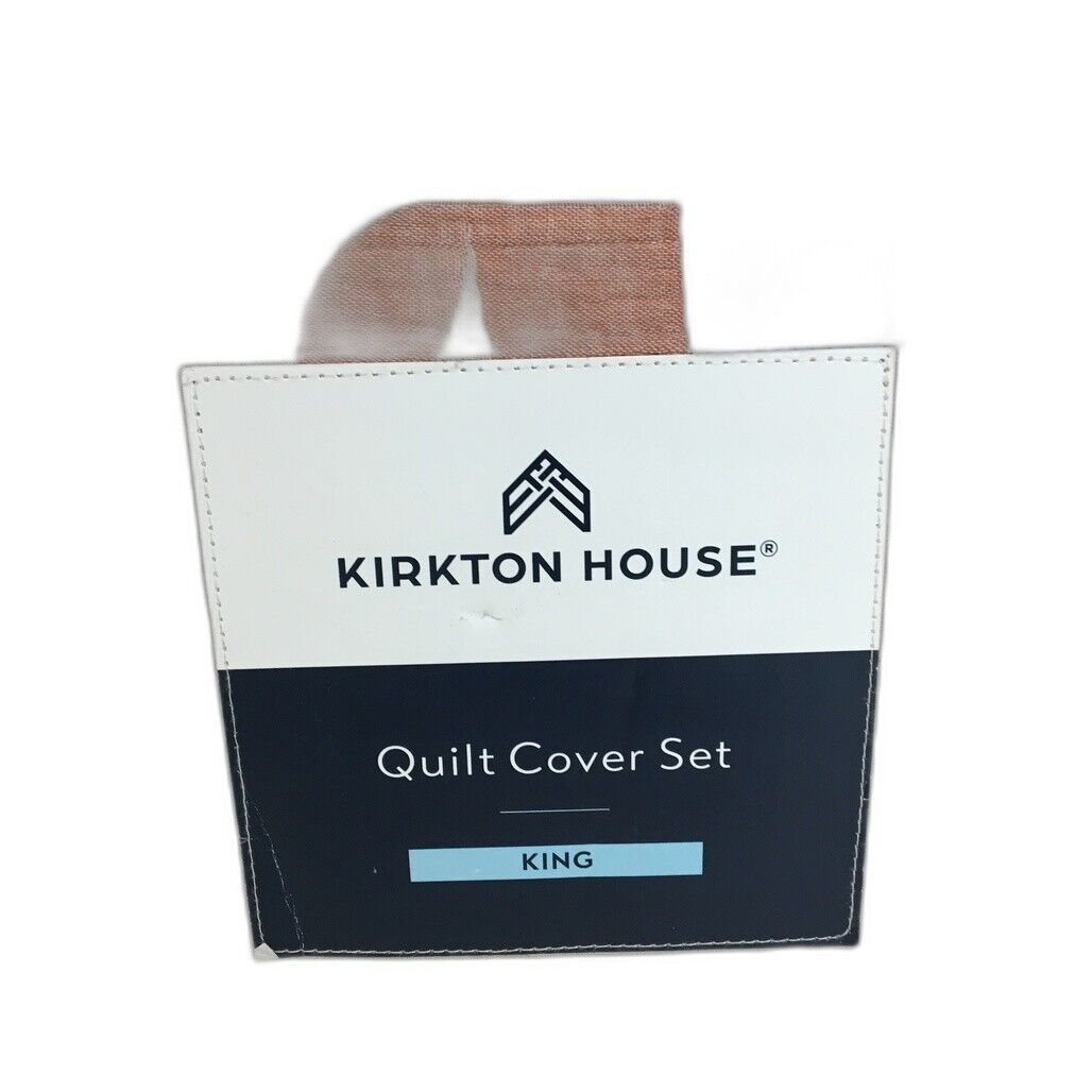 New Kirkton House Abstract King Quilt Cover Set of 3 Inc 2 Pillowcases