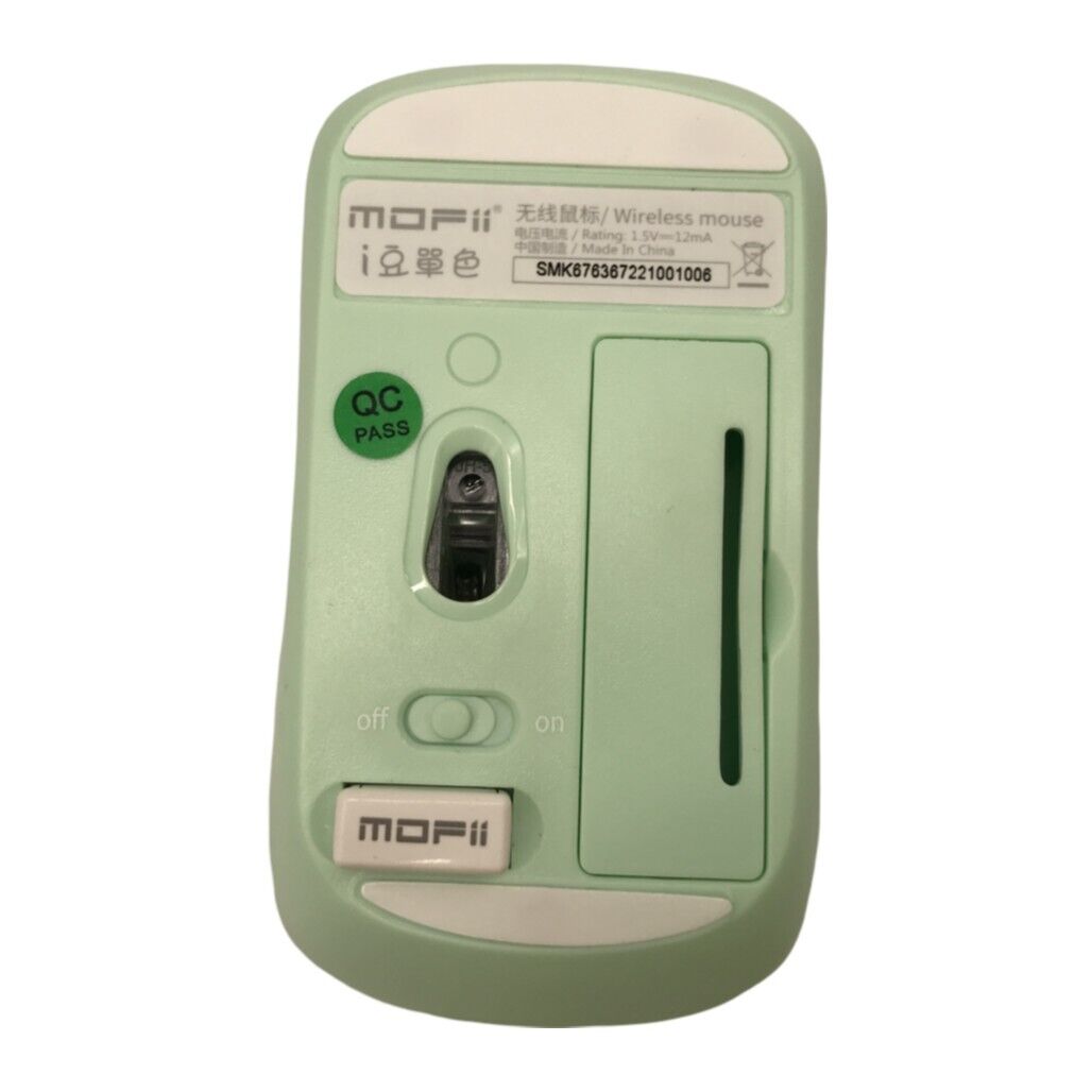 Mofii 68key Wireless Bluetooth Battery Power Keyboard & Mouse Set MINT GREEN NEW