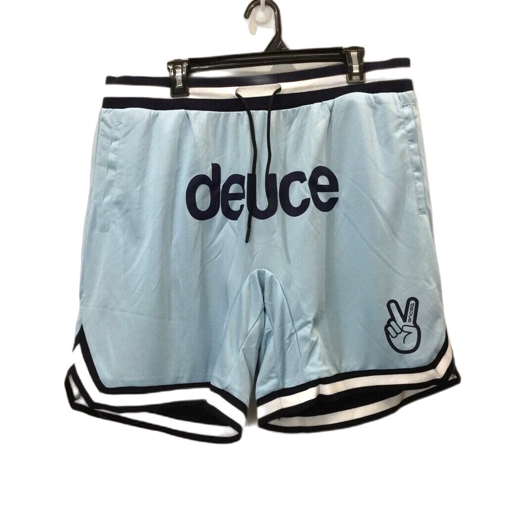 Deuce Premium Sportswear Carolina Blue Basketball Shorts Mens Size XL NEW