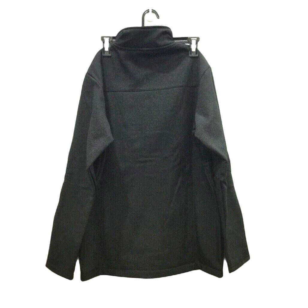 AND1 Black Soft 100% Polyester Jacket Zip-Up Pockets Unisex Size 2XS NEW