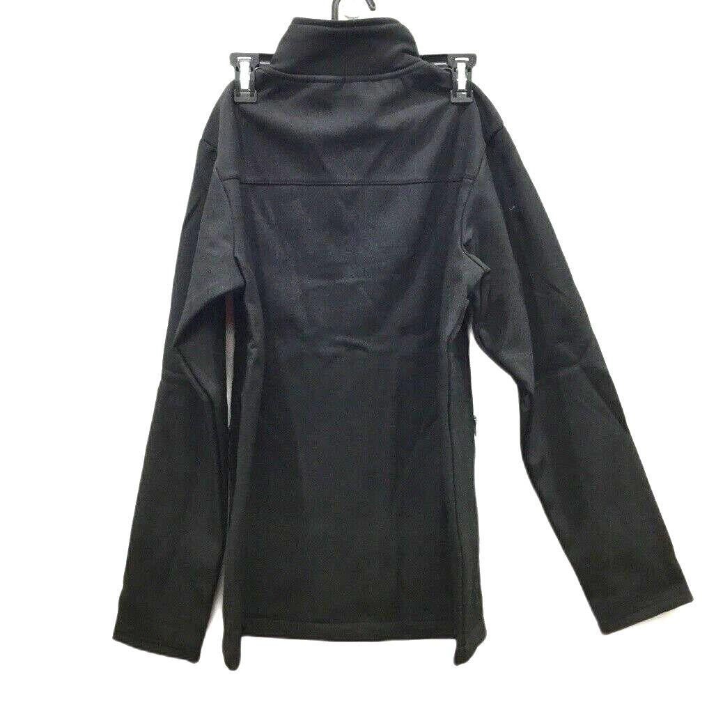 AND1 Black Soft 100% Polyester Jacket Zip-Up Pockets Unisex Size XS NEW