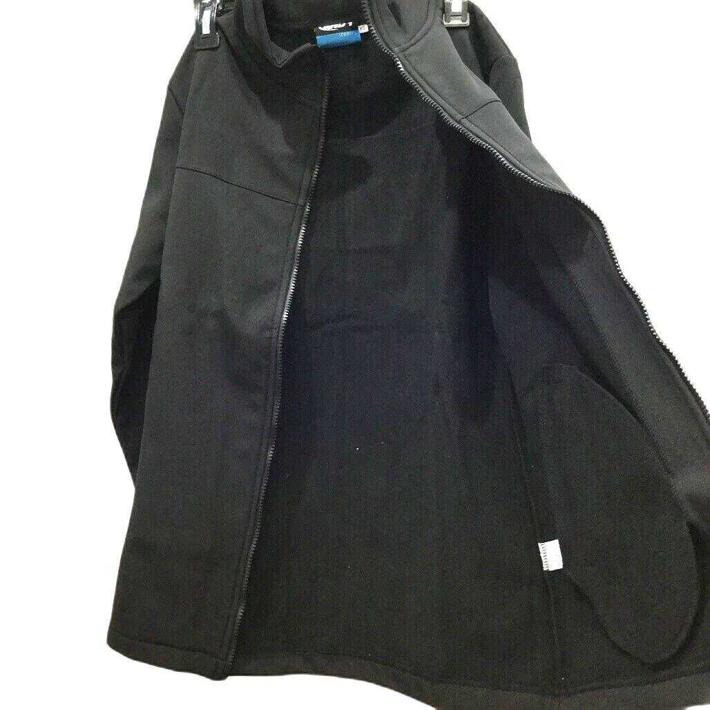 AND1 Black Soft 100% Polyester Jacket Zip-Up Pockets Unisex Size XS NEW