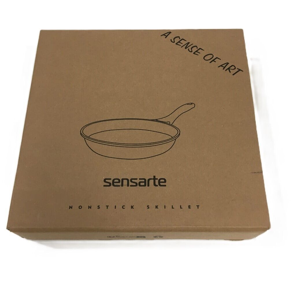 Sensarte Nonstick Deep-Frying Pan, 28 cm Skillet with Lid NEW