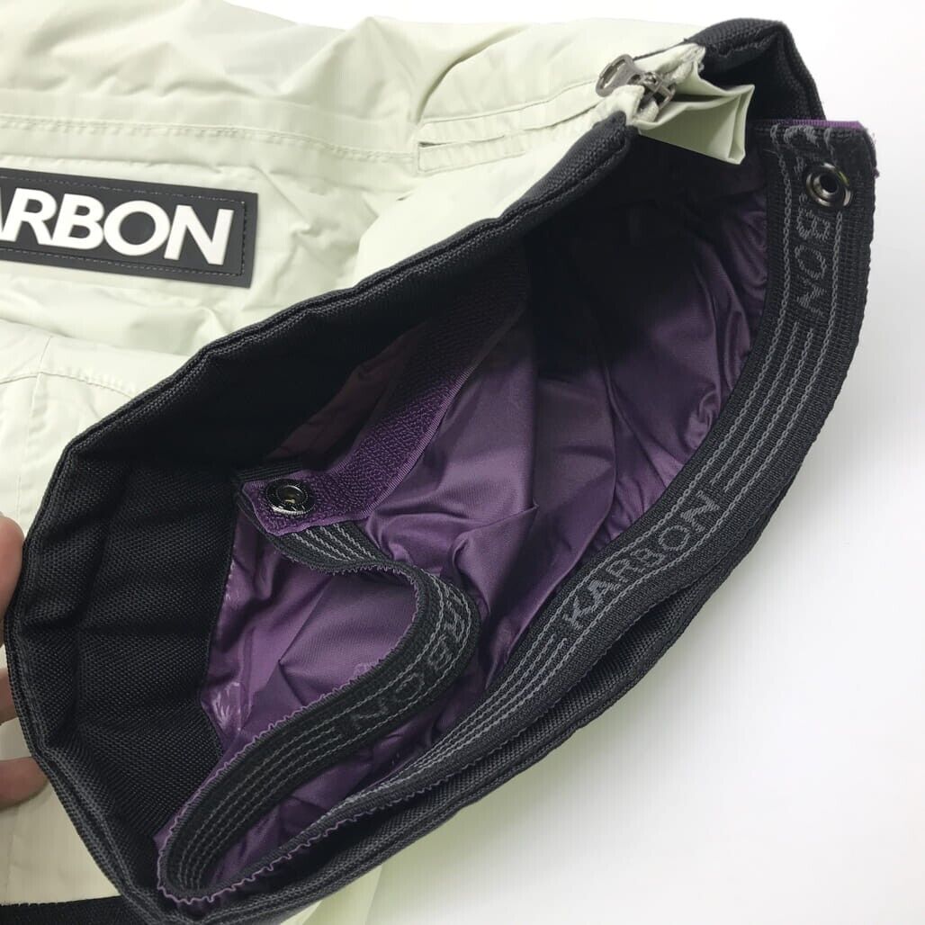 Karbon K9648 ALPS Lvl 3 Off-white w/ Purple Lining Snow Pants Ladies Size 12 NEW