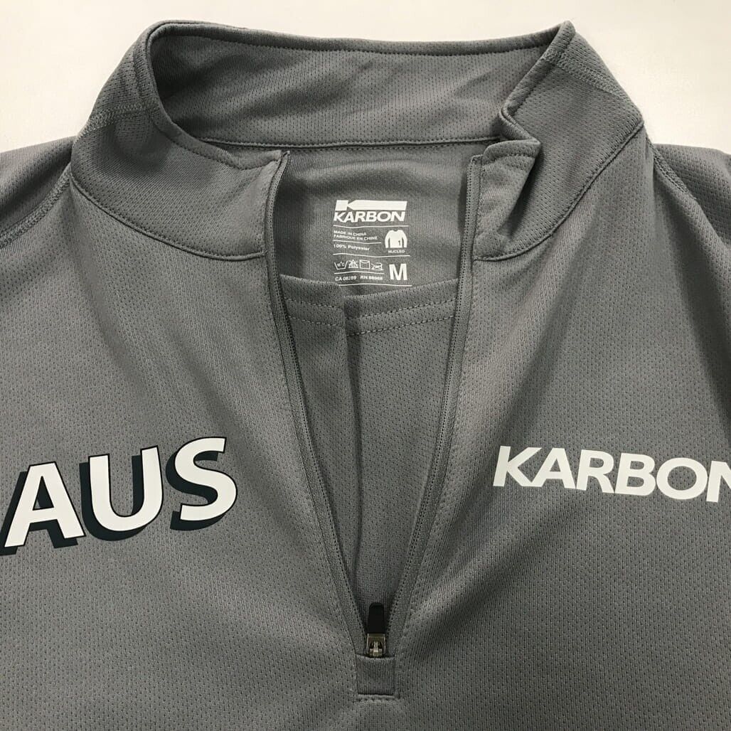 Karbon KA304 K-Wick ALPS Lvl 1 L/Sleeve Grey Athletic Shirt Mens Size XS NEW