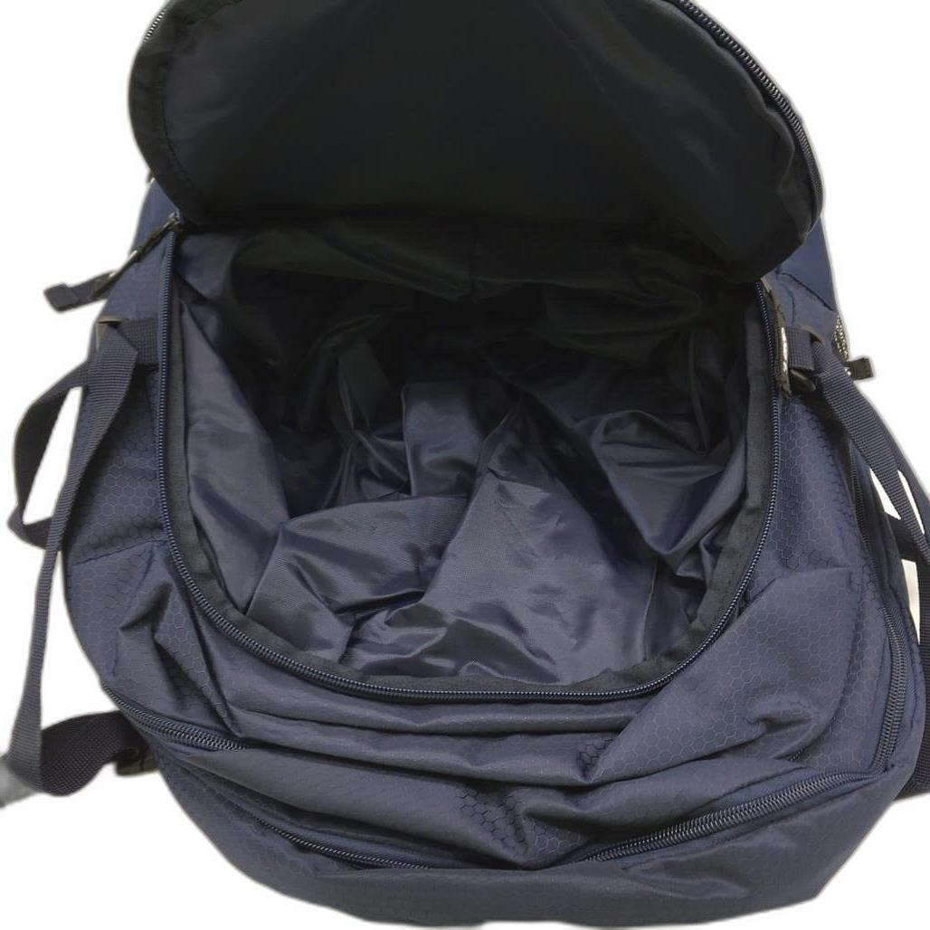 AND1 Nylon Navy Blue Sport Classic Round Multi-Purpose Men Backpack Large NEW