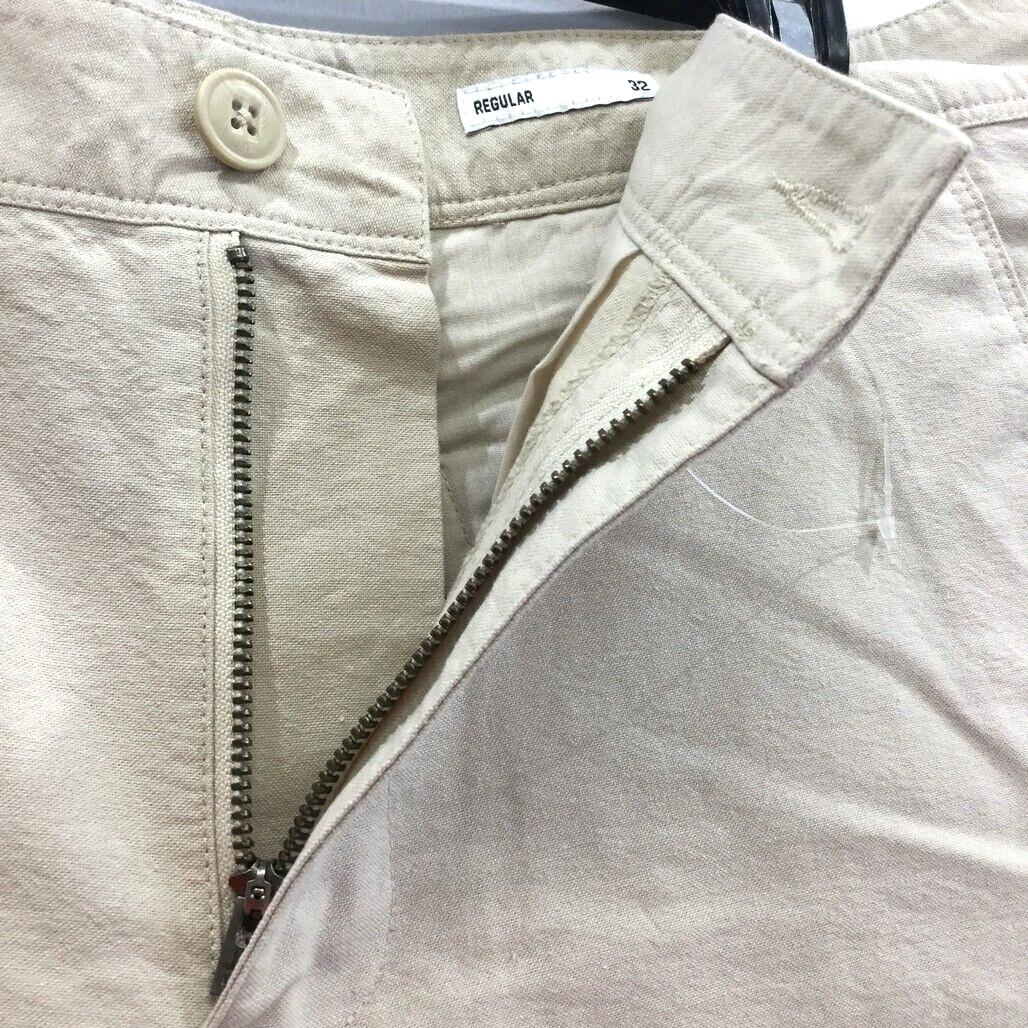 Jeanswest Beige Regular Fit Zip Up Button Closure Shorts Mens Size 32 NEW