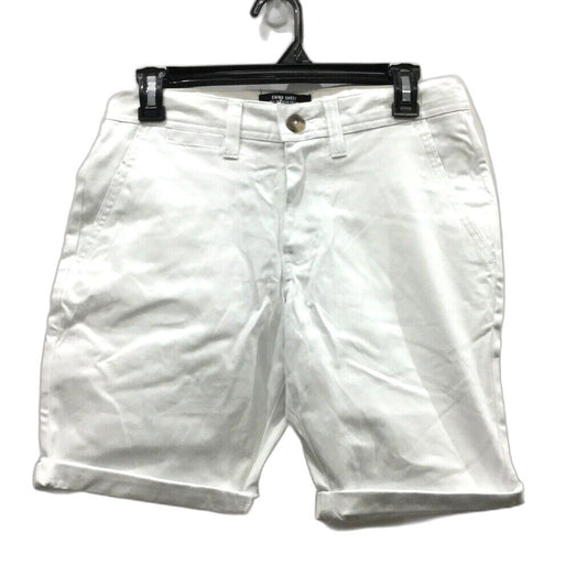 Jay Jays White Zip-Up Button Closure Chino Slim Stretch Shorts Mens Size 28 NEW