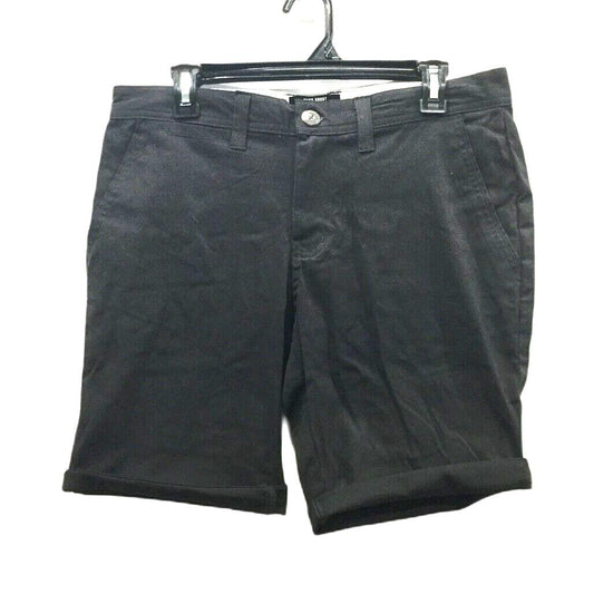 Jay Jays Dark Grey Chino Slim Stretch Zip-Up Button Shorts Mens Size 32 NEW