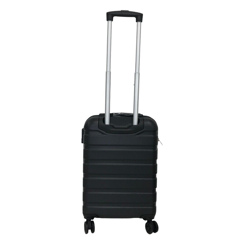 Anyzip AZ-201 20" Zip Carry-On Luggage 4 Universal Wheel w/ TSA Lock Black NEW