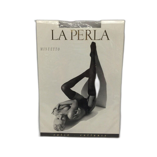 La Perla Minuetto 15 Den. Nude Stockings Pantyhose Ladies Size Italy 4 / XL NEW