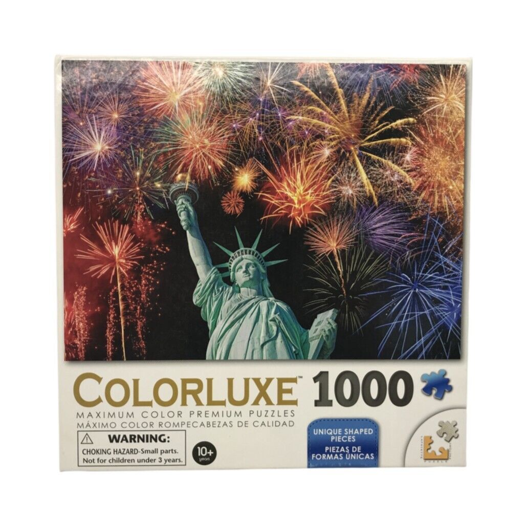 Colorluxe Liberty! Fireworks 1000pc 69x51cm Premium Jigsaw Puzzle Ages 10+ Years