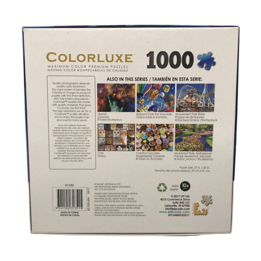 Colorluxe Liberty! Fireworks 1000pc 69x51cm Premium Jigsaw Puzzle Ages 10+ Years