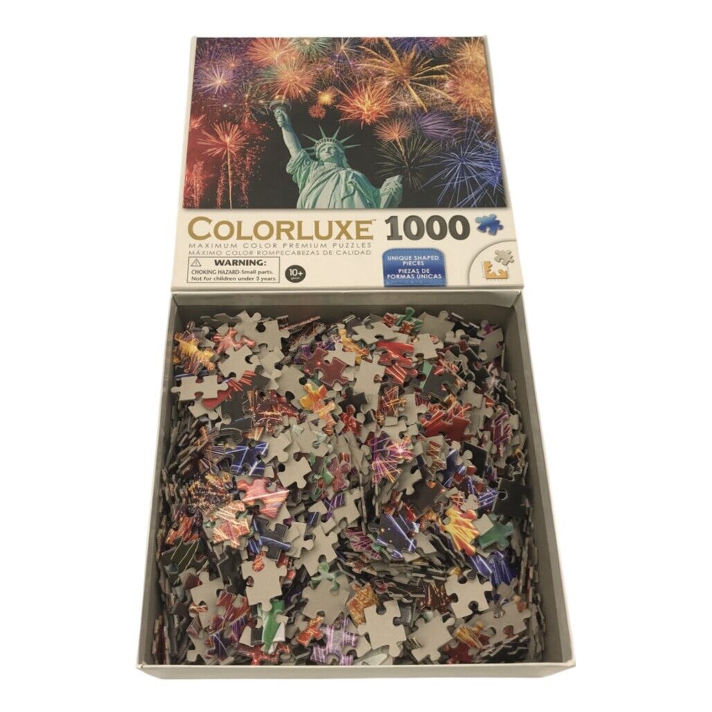 Colorluxe Liberty! Fireworks 1000pc 69x51cm Premium Jigsaw Puzzle Ages 10+ Years