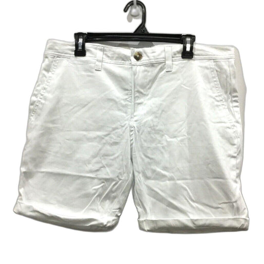 JayJays White Slim Chino Short Stretch Buttoned Zip-Up Shorts Mens Size 36 NEW