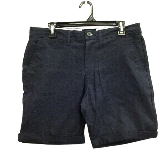 JayJays Dark Navy Slim Chino Short Zip-Up Button Shorts Mens Size 32 NEW