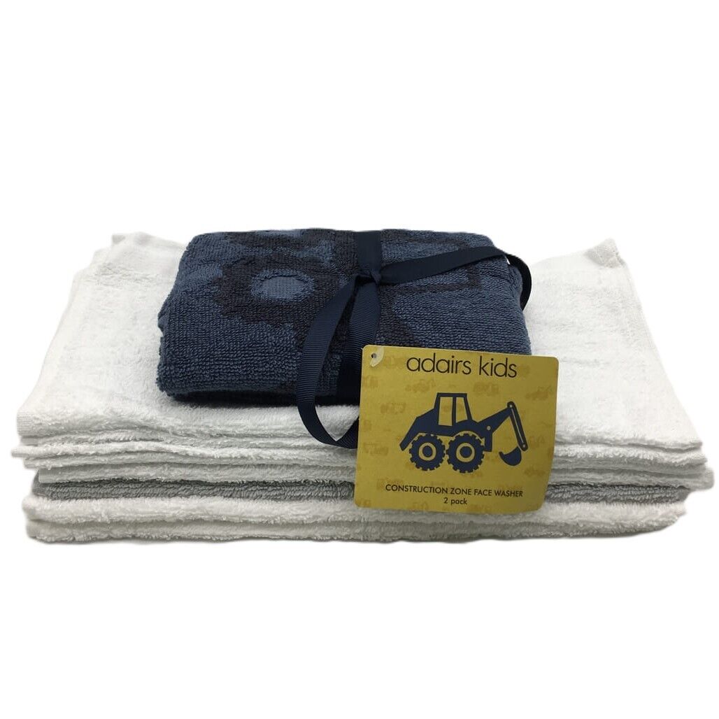 Set of 10 Face Baby Towels Cotton Available in Various Sizes and Colours