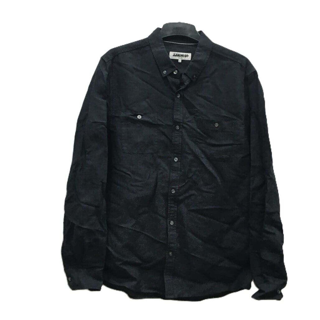 Sample Jeanswest Men Charcoal Long Sleeve Shirt with Two Pocket Size M NEW