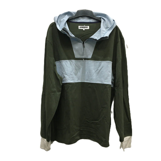 Jeanswest Two-Coloured Green Comfortable Hooded Everyday Jumper Size L New