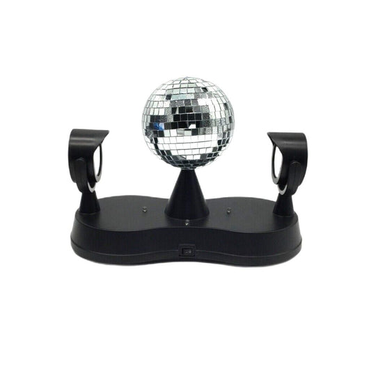 LED Spinning Disco Ball Lights 360 Degree Rotation USB Powered Party Light NEW