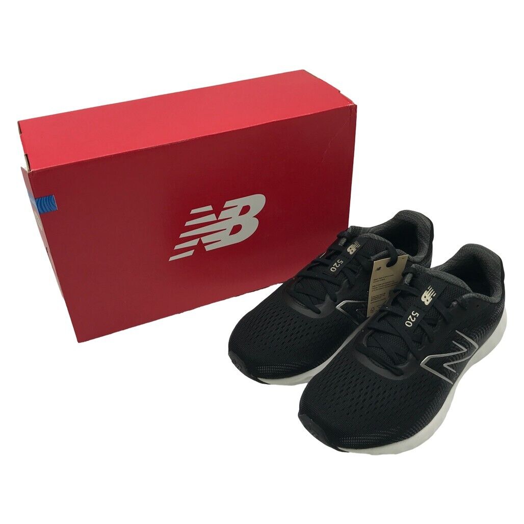 New Balance 520 V8 Recycled Rubber Running Shoes Black Mens Size US 7 NEW